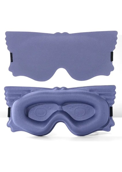 3D Uyku Maskesi Gözler Hafif Uyku Maskesi Seyahat Göz Fakültesi Göz Maskesi Gezi Gece Nefes Maskesi Slaapmasker Mavi (Yurt Dışından)