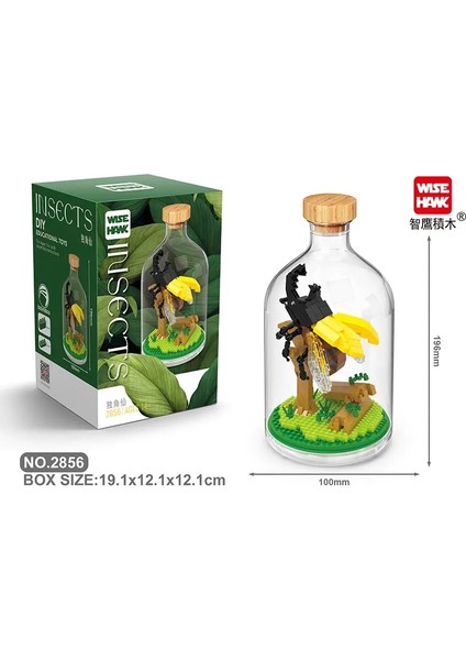 Moc Yapı Taşları Hayvan Modeli Kuş Kel Kartal Parrot Diy Montaj Tuğlaları Yaratıcı Oyunlar Koleksiyon Noel i 2856 Kutu (Yurt Dışından)