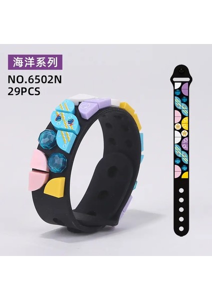 2023 Yeni Dıy Dots Go Takım! Yapı Taşları ı 41900 41901 41902 41903 41911 41912 Silikon Bilezik Karikatürü Günü Kol 6501N (Yurt Dışından)