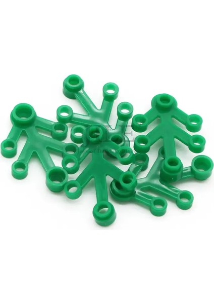 80PCS Moc Bitki Yaprakları 4x3 Ağaç Yaprağı 2423 Bahçe Manzarası Diy Yapı Taşları Tuğlalar Montaj ile Uyumlu Yapı ı Yeşil 80PCS (Yurt Dışından)