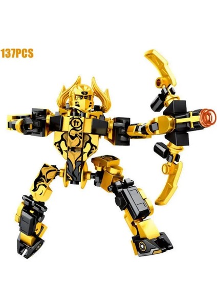 Lloyd Savaş Zırhı Mech Ninjago Mini Model Eylem Figür Yapı Başları Uyumlu Teknik Anime Şehirleri Oyuncak i 68203-D (Yurt Dışından)