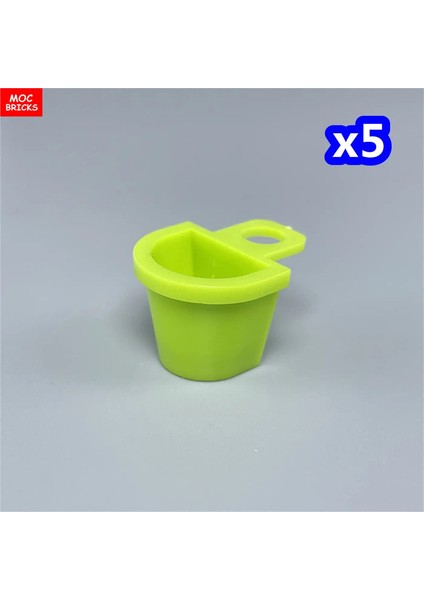 Moc Tuğlalar Konteyner Serisi Ekran Kutusu Kova Havzası Paket Sepet Aksesuarları Birleştirilmiş Yapı Taşları ı No.3 (Yurt Dışından)