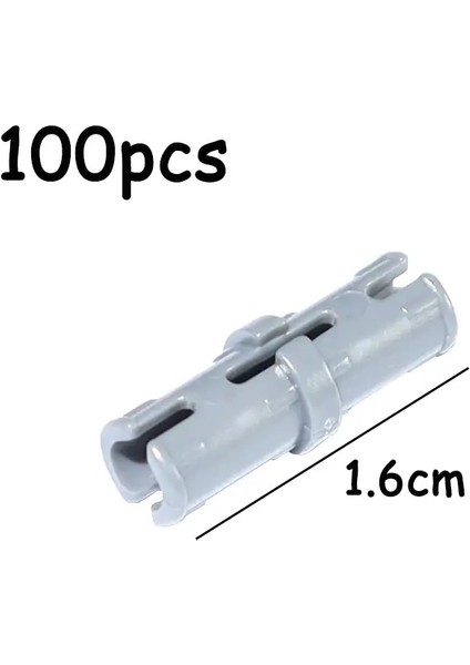 100PCS 2780 Sürtünme Yapı Backs Tuğla Konnektörü Teknik Aksesuarları Moc Parçaları Parçacıkları Montajlı Oyuncak 2780 Işık Gri (Yurt Dışından)