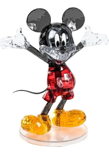 Disney Mickey Minnie Donald Duck ı El Yapımı Süsler ve lar Üç Boyutlu Kristal Bina Blonsolor Domuz (Yurt Dışından)