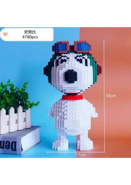 Snoopy Building Back si Dekorasyonları Yüksek Difikülite Üç Boyutlu Oyuncak A1 (Yurt Dışından)