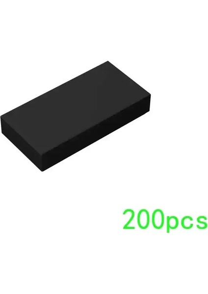 200PCS Moc 3069 Lastik 1x2 Yapı Taşları Kit Yüksek Teknoloji Tahtası Işık Tahtası Tuğlaları Parçacık Diy Fikir Oyuncak 135-KUM Mavi (Yurt Dışından)