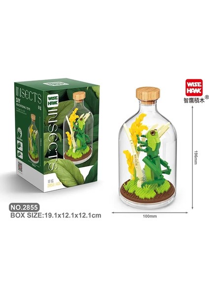 Moc Yapı Taşları Hayvan Modeli Kuş Kel Kartal Parrot Diy Montaj Tuğlaları Yaratıcı Oyunlar Koleksiyon Noel i 2855 Kutu (Yurt Dışından)