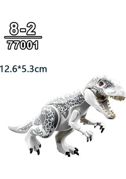 Mini Yapı Taş Oyuncak Dinozor Juric Bulmaca Hayvan Tyrannosaurus Rex Pterosaur Yapı Taşı Oyuncak si 77001-2 (Yurt Dışından)