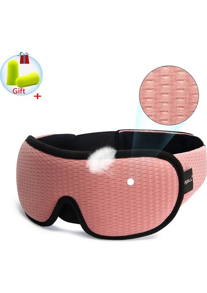 3D Uyku Maskesi Gözler Hafif Uyku Maskesi Engelle Seyahat Göz Farı Gözü Göz Maskesi Gece Nefes Alabilir Slaapmasker Siyah (Yurt Dışından)