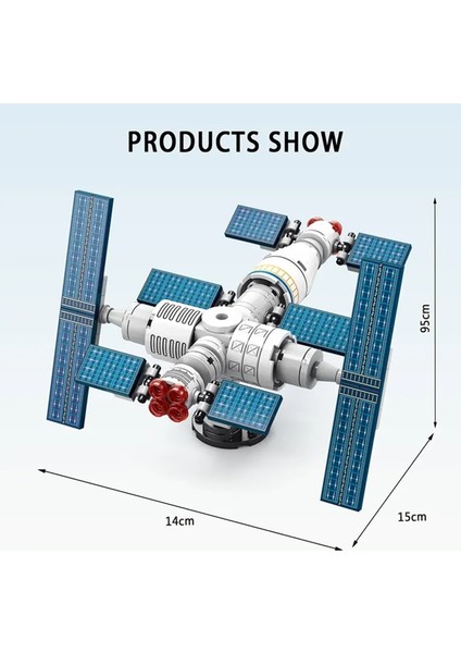 Moc Aerospeaces Momned Rocet Craft Merkezi Uzay Uzay Alanları Havacılık Şehir Yapı Taşları Model Tuğla Kitleri Setler Fikirler Kutu Yok 107PCS (Yurt Dışından)