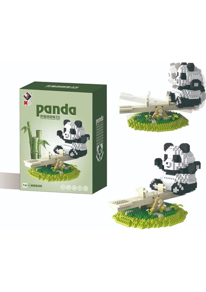 Yaratıcı Dev Panda Yapı Taşları Küçük Parçacık Eğitim ı Masaüstü Süsleri Tatili S 66549/BEDEN Kutu Yok (Yurt Dışından)