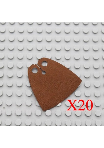 Moc Karakter Aksesuarları Yapı Taşları Ortaçağ Asker Kaput Giymek Ceket Cape Battle Robe Mini Tuğla Boy Oyuncak A08 Siyah (Yurt Dışından)