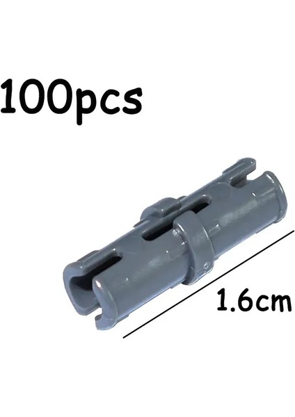 100PCS 2780 Sürtünme Yapı Backs Tuğla Konnektörü Teknik Aksesuarları Moc Parçaları Parçacıkları Birleştirme Toykolor 2780-DARK Gri (Yurt Dışından)