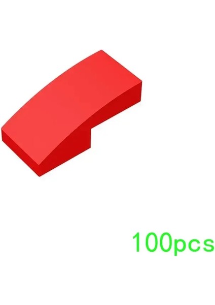 100P Parçacıkları Montajlar 11477 2x1 Kavisli Yüzey Yapı Taşları Tuğlalar Kiti Parça Yüksek Tecrübe Eğitim Oyuncak i M0207-01 (Yurt Dışından)