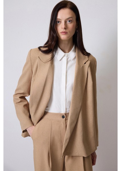 Vatkalı Kruvaze Blazer Ceket modelleri
