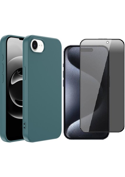 iPhone 16E Kılıf Zore Mara Lansman Kapak + Hayalet Ekran Koruyucu