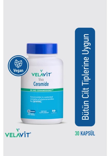 Viva Ceramide 30 Kapsül Seramid Takviyesi