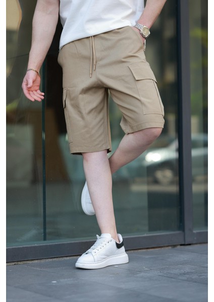 Camel Kargo Cepli Erkek Şort E6571 fırsatları