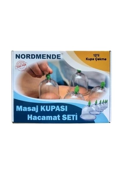 12'li Hacamat Masaj Kupa Set