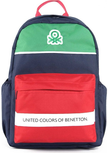 Erkek Çocuk Benetton Çift Bölmeli Ilkokul Sırt Çantası 03860