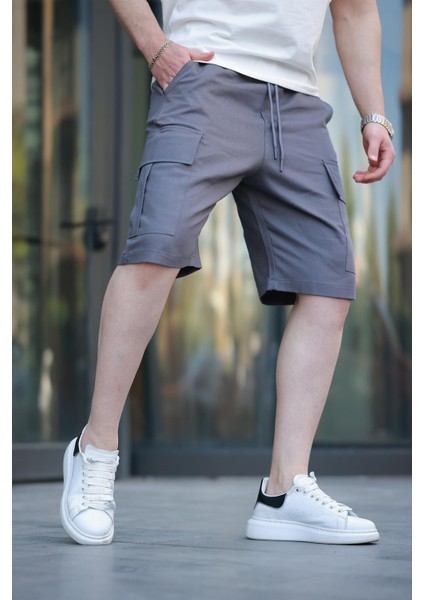 Füme Kargo Cepli Erkek Şort E6571 modelleri