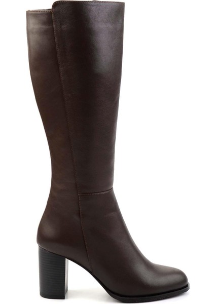 Kahve Leather Kadın Çizme K03208072103