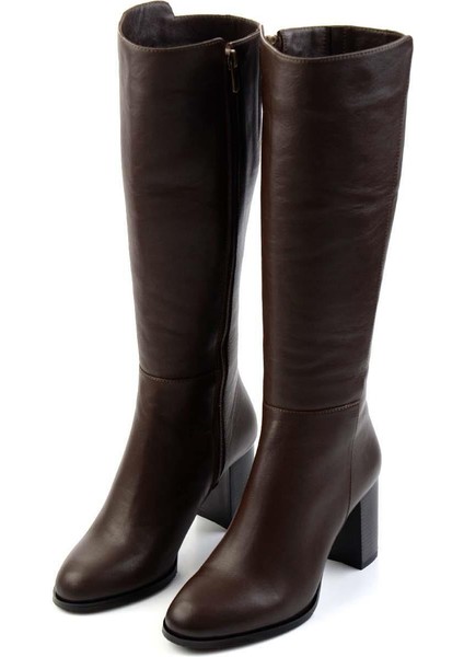 Kahve Leather Kadın Çizme K03208072103 fiyatları