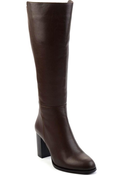 Kahve Leather Kadın Çizme K03208072103 modelleri
