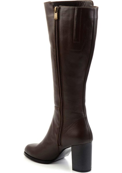 Kahve Leather Kadın Çizme K03208072103 fırsatları