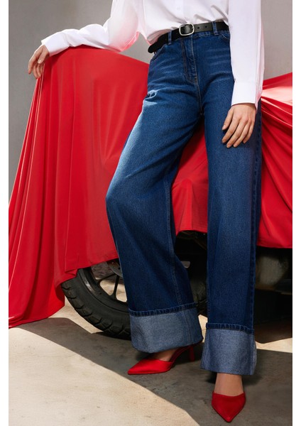 Bol Paça Denim Pantolon
