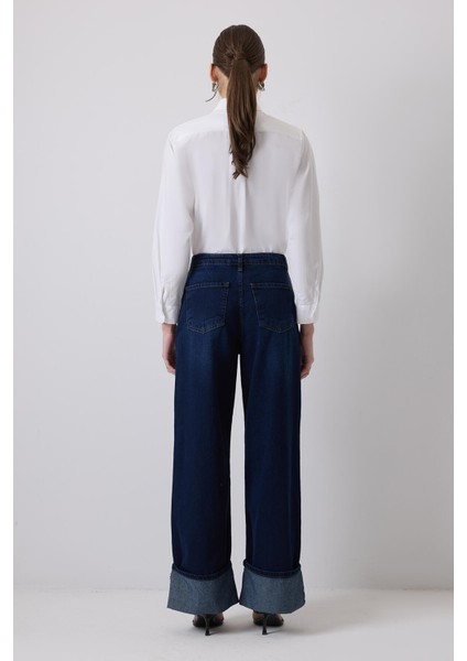 Bol Paça Denim Pantolon