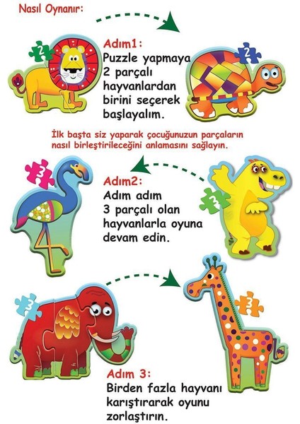 1727 Baby Puzzle Benim Ilk Puzzlem Orman Hayvanları