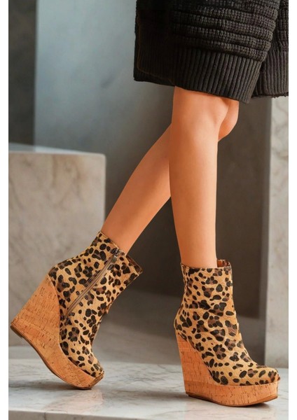 Kadın Moda Dolgu Topuk Fermuarlı Bot Daina Şık Ve Zarif Abiye Ayakkabı modelleri