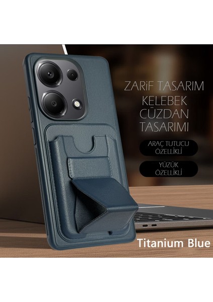 Xiaomi Redmi 13 4g Standlı ve Cüzdanlı Kılıf Mtl Aksesuar