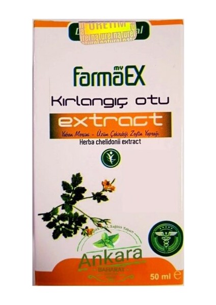 Kırlangıç Otu Sıvı Ekstraktı 50 ml My Farmaex Kırlangıç Otu Ekstresi