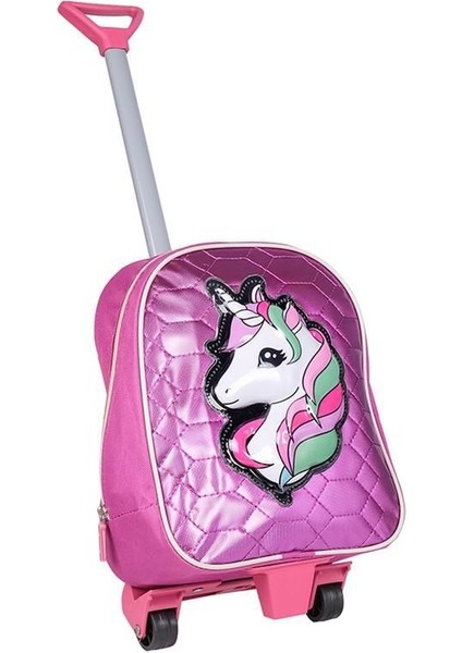 Unikorn Desen Pembe Tekerlekli Anaokulu Ve Kreş Sırt Çantası fiyatları