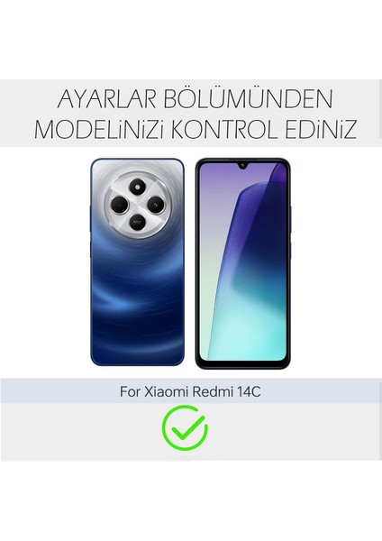 Xiaomi Redmi 14C 4g Standlı ve Cüzdanlı Kılıf Mtl Aksesuar
