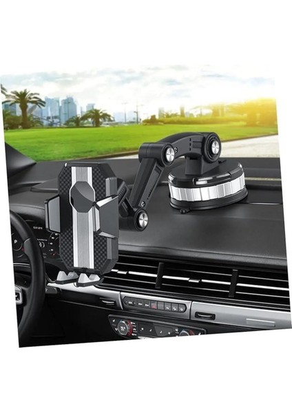 Ultra Güçlü Büyük Vantuzlu 360 Derece Dönebilen Yatay ve Dikey Kullanımlı Araç Içi Telefon Tutucu fiyatları