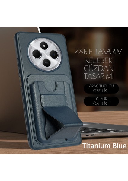 Xiaomi Redmi 14C 4g Standlı ve Cüzdanlı Kılıf Mtl Aksesuar