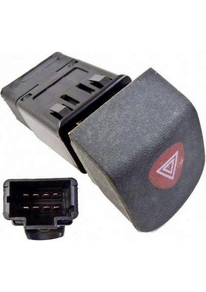 Dörtlü Flaşör Anahtari R.kangoo 2001- Gnzrz