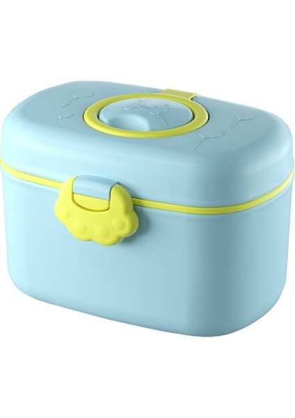 Bebek Sütü Saklama Kabı Dökülmeyen Formül Saklama Kabı Taşınabilir Formül Dispenseri (Bpa Içermez, Fda Sertifikası Yok), Boyut: S/12X9.5X7.5CM-MAVI (Yurt Dışından)