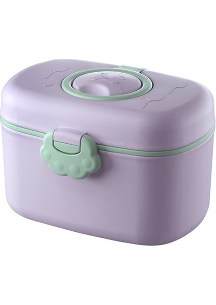 Bebek Sütü Saklama Kabı Dökülmeyen Formül Saklama Kabı Taşınabilir Formül Dispenseri (Bpa Içermez, Fda Sertifikası Yok), Boyut: S/12X9.5X7.5CM-MOR (Yurt Dışından)