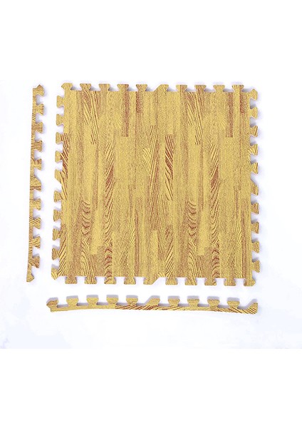 4 Adet 60*60*1.2 cm Çocuk Emekleme Mat Ahşap Tahıl Eva Zemin Mat Spor Koruma Spor Salonu Kaymaz Yumuşak Köpük Bulmaca Halı-Açık Renk (Yurt Dışından) indirimleri