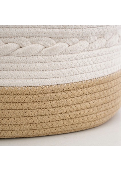 Bebek Bezi Caddy Organizatör Pamuk Halat Taşınabilir Kreş Depolama Sepeti, 38X25X17CM-KAHVERENGI (Yurt Dışından) fırsatları