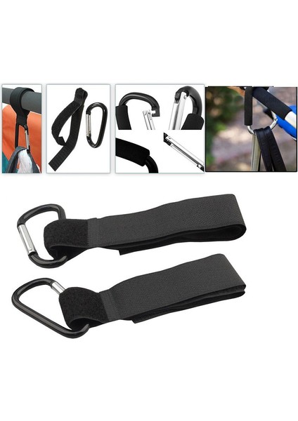 Pram Bebek Arabası Için 2 Pcs Firma + Alüminyum Alaşımlı Bebek Arabası Kancası (Yurt Dışından) indirimleri