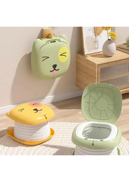 RJ101 Katlanabilir Abs + Pp Bebek Tuvalet Lazımlık Koltuğu, Bebek Seyahat Açık Kamp Için-Pembe (Yurt Dışından)