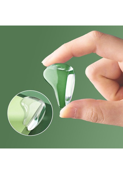 10 Adet Şeffaf Çocuk Güvenliği Köşe Koruyucuları Mobilya Köşe Kenar Güvenlik Koruyucuları Pvc Köşe Tampon Kapakları-Su Damlası Şekli (Yurt Dışından) modelleri