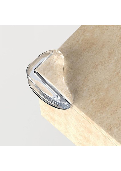 10 Adet Şeffaf Çocuk Güvenliği Köşe Koruyucuları Mobilya Köşe Kenar Güvenlik Koruyucuları Pvc Köşe Tampon Kapakları-Su Damlası Şekli (Yurt Dışından) fırsatları