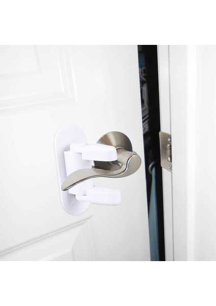 2 Adet Kapı Kolu Emniyet Kilidi Çocuk Güvenliği Kapı Kolu Kilidi Yapıştırıcı ile (Yurt Dışından) indirimleri