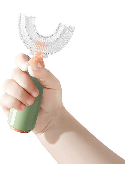 Çocuk Yumuşak Silikon Fırça Başlığı Çocuklar Için U Şekilli Manuel Diş Fırçası St (Bpa Içermez, Fda Sertifikalı Değil)-Mavi/s (Yurt Dışından) fiyatları